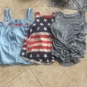 3 tank tops.